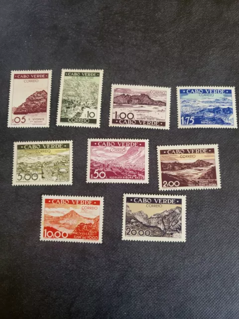 Stamps Cape Verde 257-65 hinged