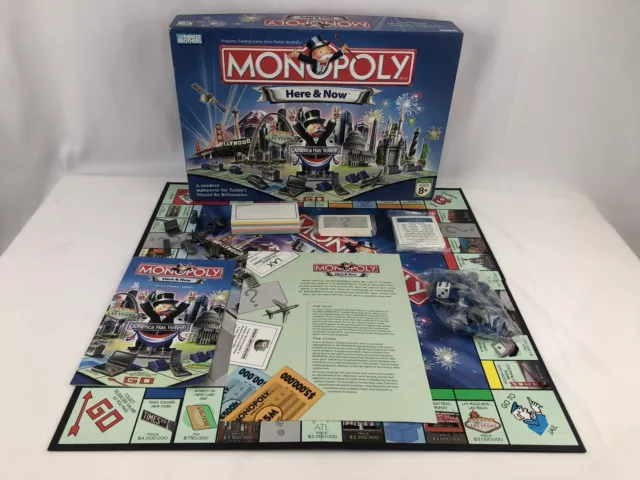 2006 Monopoly Here & Now Edition America Has Voted Board Game New Open Box