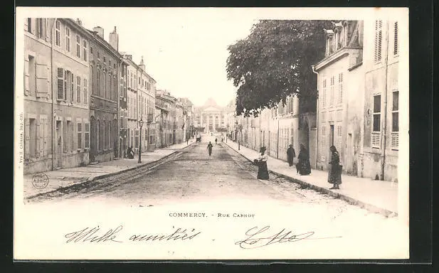 CPA Commercy, Rue Carnot 1901