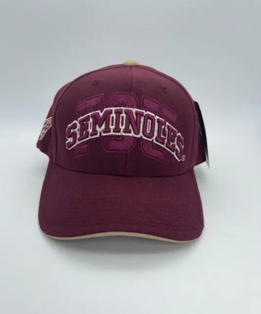 FSU Florida State Seminoles Vintage 90s College NCAA Strap Snap Back hat cap-NWT