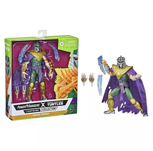 Power Rangers X TMNT Lightning Collection Morphed Shredder Green Ranger MMPR-NEW
