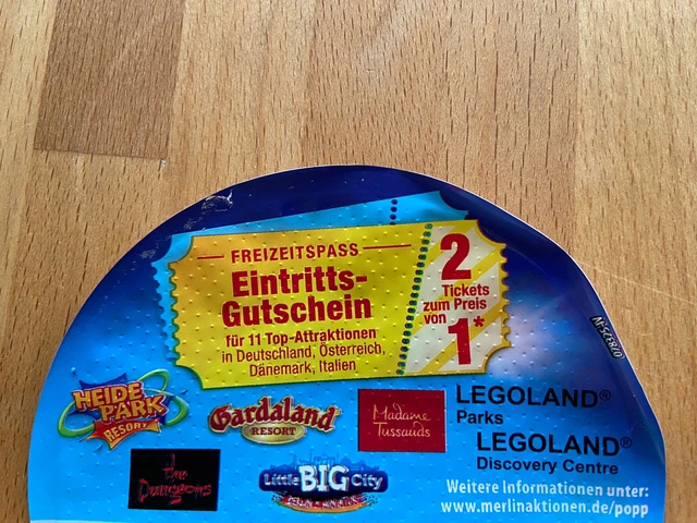heidepark 2 für 1 Legoland etc.