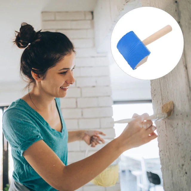 4 Stück Holzmaserung Werkzeug Set - Gummi Malwerkzeuge Für Wanddekoration