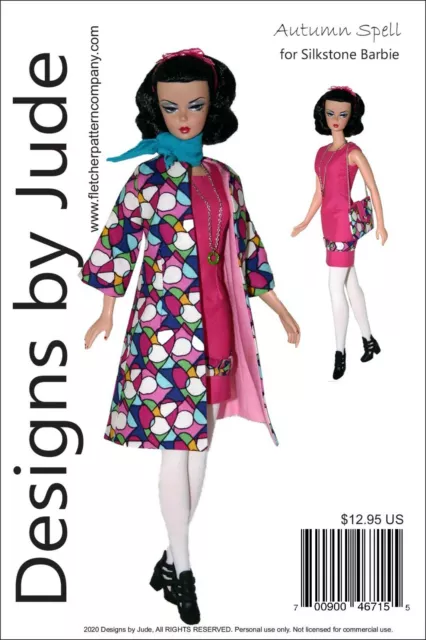 Designs by Jude Stargazer Sewing Pattern for Silkstone Barbie Dolls
