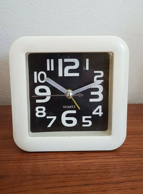 Sveglia Vintage disegno Anni 70 QUARTZ - Orologio Funzionante Space Age