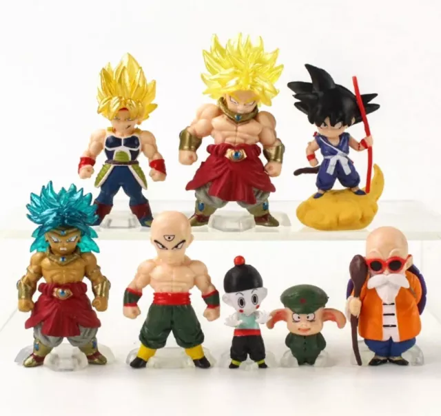 Dragon Ball Super High Grade HG Mini Figure Set 09 Broly Goku Vegeta Paragus