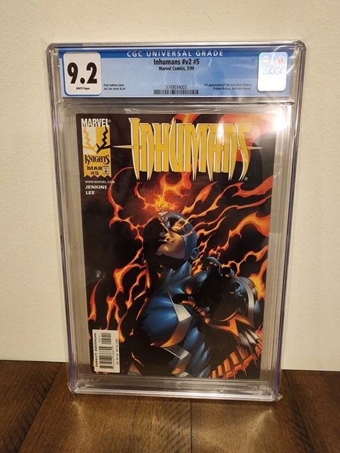 Inhumans #v2 #5 (1999) Marvel CGC 9.2 White 1st App of New Black Widow Yelena
