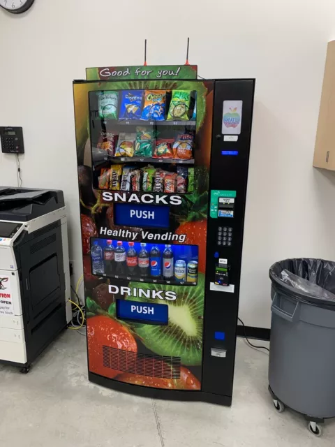 Healthy You Seaga Hy2100 Combo Soda / Snack Vending Machine Healthy You Seaga Hy2100 Combo Soda / Snack Vending Machine