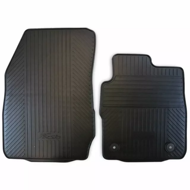 Genuine Ford Fiesta Mk7 Front Rubber Contoured Car Floor Mats 2012-2019 1946805