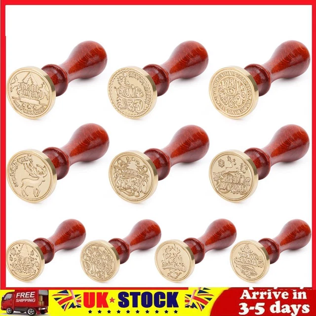 DIY Christmas Scrapbooking Envelope Album Sealing Wax Stamp Vintage Seal Stamp