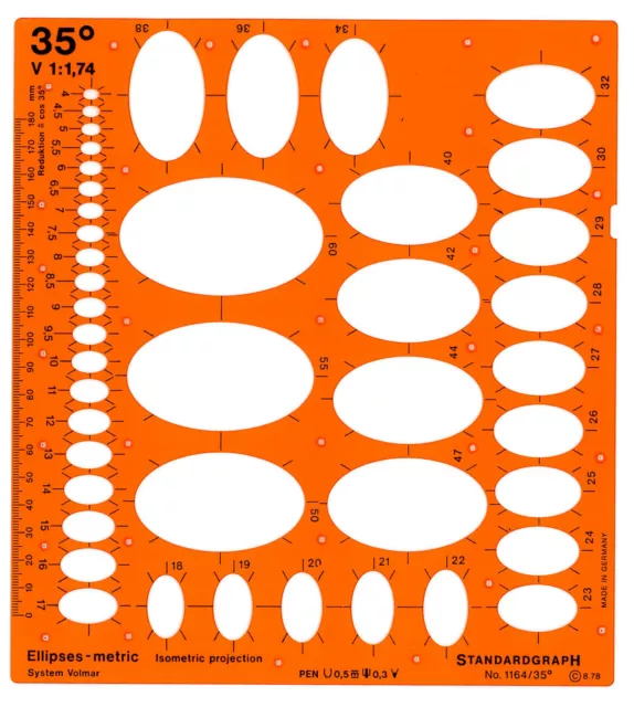 Trace Ellipses 35°