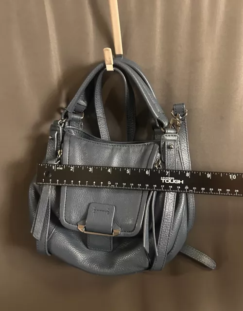 Kooba Blue  Mini Jonnie Leather Purse Handbag 3