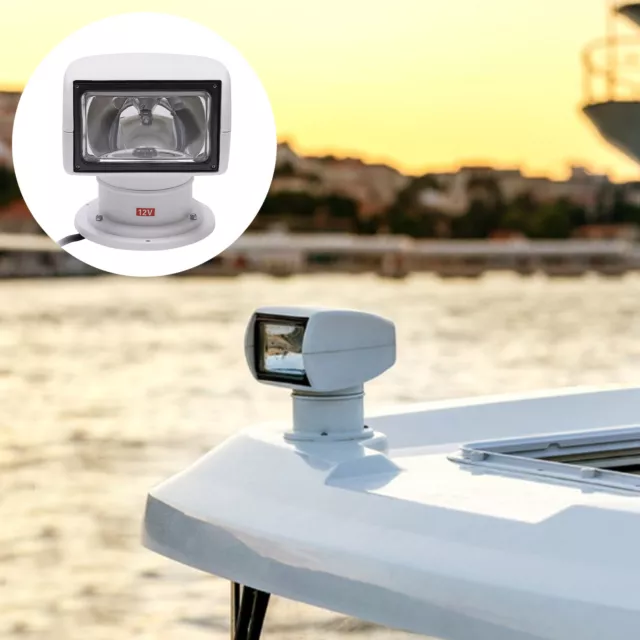 HINOPY - Boot Suchscheinwerfe, 12V 100W Tragbare Wasserdichte LED Auto Marine Fernbedienung Suchscheinwerfer mit 360 Grad Rotation für Yacht, Küstenwache, Marine Polizei, usw HINOPY - Boot Suchscheinwerfe, 12V 100W Tragbare Wasserdichte LED Auto Marine Fernbedienung Suchscheinwerfer mit 360 Grad Rotation für Yacht, Küstenwache, Marine Polizei, usw