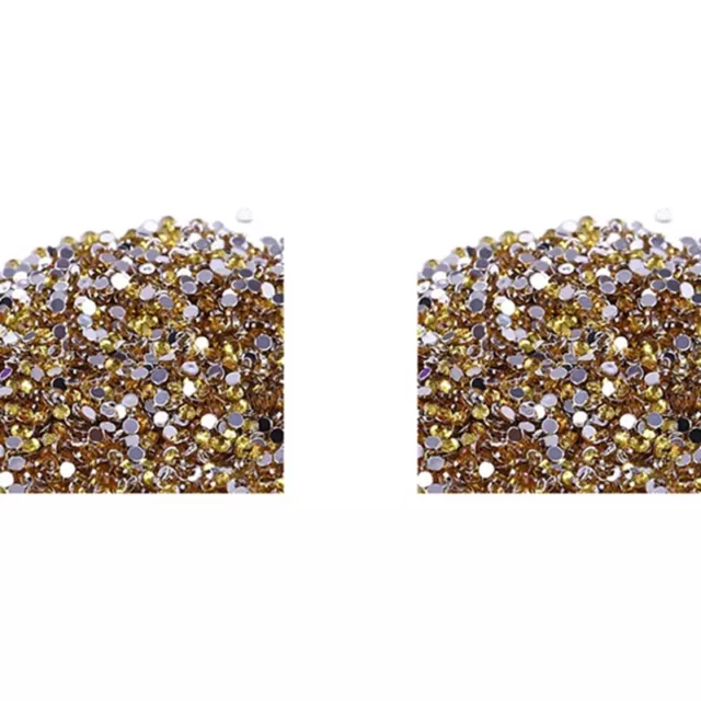 4000 Pezzi Nail Art di Cristallo di Flatback Acrilico Perline Strass (Limon3452