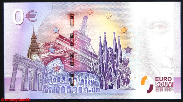 Billet touristique zero €uro, PLANETE SAUVAGE, 2016 neuf 2