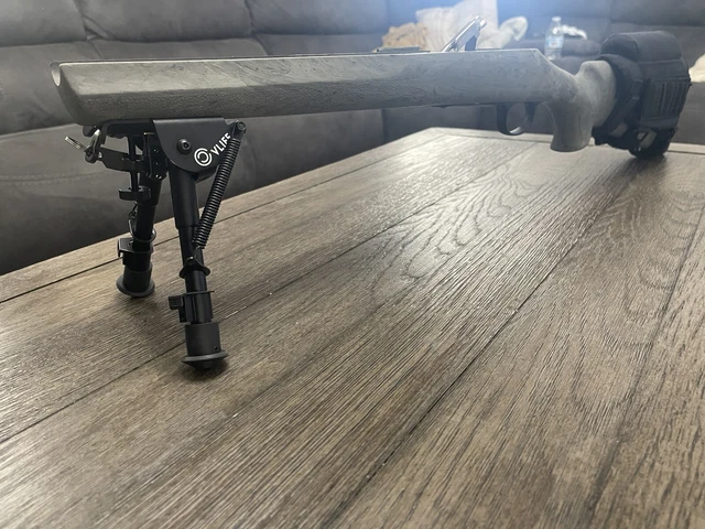 Remington 700 Sa Hogue overmolded ghillie green pillar-bedded stock 3