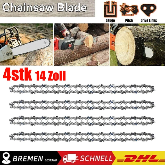 35cm Oregon Schwert Set mit 3 Sägeketten 3/8 52TG 1,3mm p.f. Dolmar PS