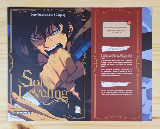 MANGA - SOLO Leveling - Jaquette 2 Collector EUR 360,00 - PicClick FR