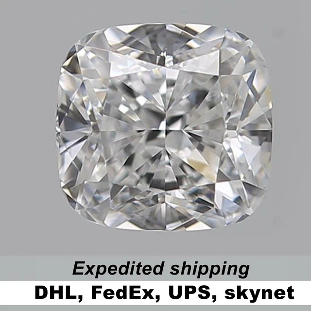 GIA Zertifiziert 0.7 CT Natürlich Kissen Schnitt Diamant D Farbe VVS1 Klarheit