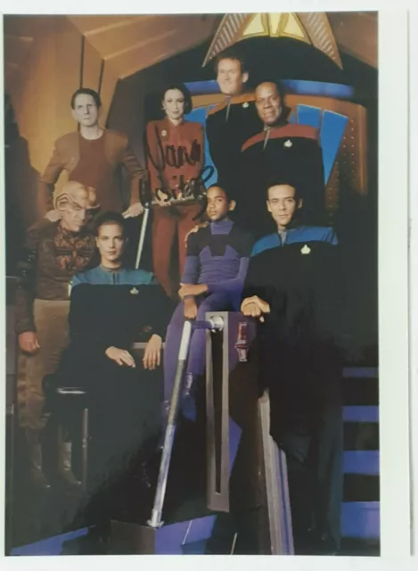 Star Treks Nana Visitor Personally Signed/Autographed Cast Card from Conventions