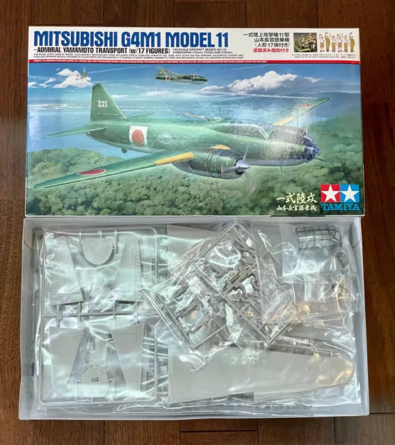 TAMIYA 61110 1/48 Scale MITSUBISHI G4M1 MODEL 11 - Admiral Yamamoto Transport 2