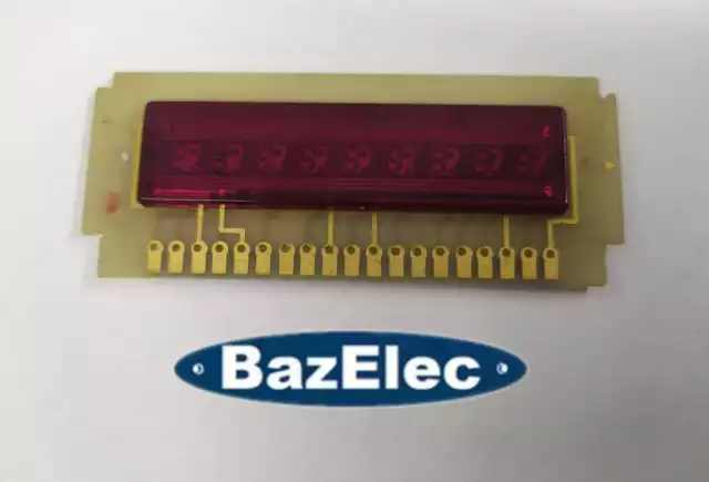 RICAMBIO:Display OPTOSTIC 109-C a led rosso: nove unità display a sette segmenti