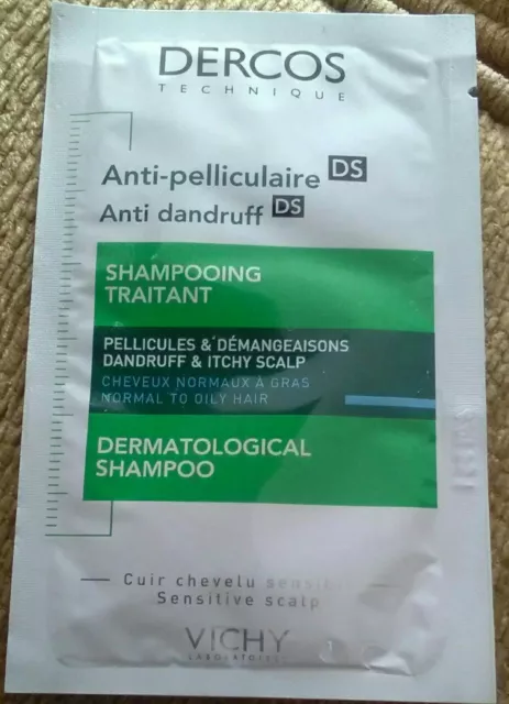 Vichy Dercos Anti Dandruff Dermatological Shampoo 6Ml For Normal To Oily Hair Bn