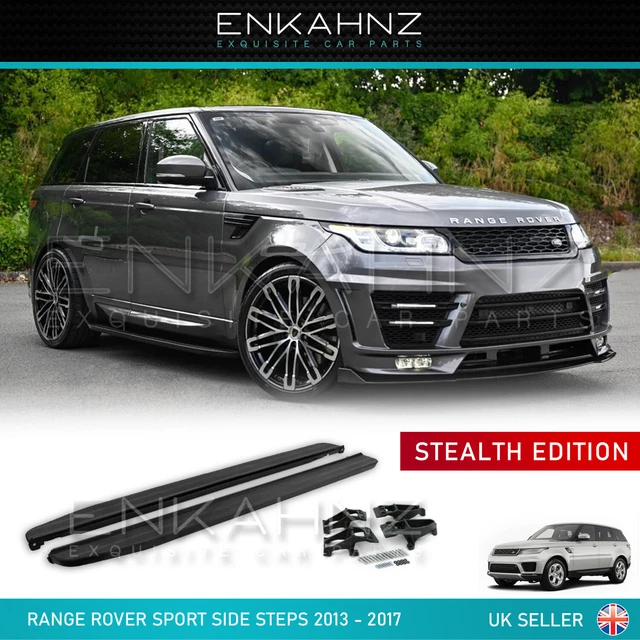 RANGE ROVER SPORT L494 Side Steps Running Boards Black Edition 2013