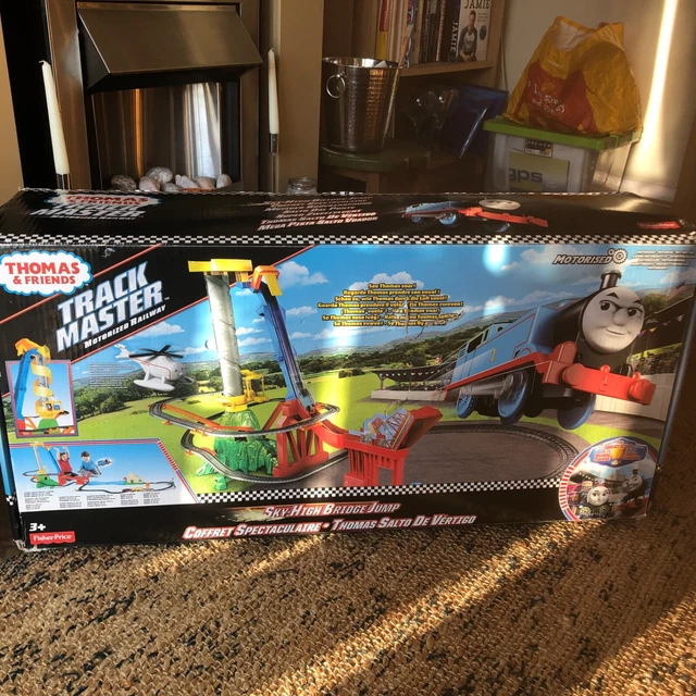 THOMAS & FRIENDS TrackMaster Thomas' Skyhigh Bridge Jump Boxed & Instructions £10.00