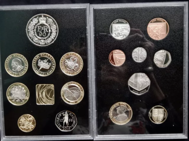 2016 PROOF Royal Mint Collectors Set Shakespere Great Fire £2 Hastings 50p