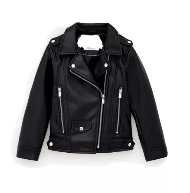 Zara kids deals leather jacket