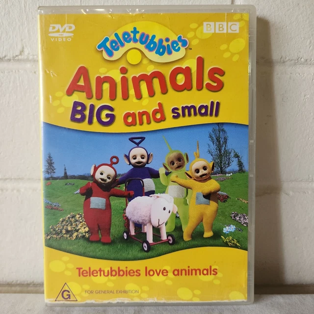TELETUBBIES - ANIMALS Big And Small DVD 2000 Region 4 PAL BBC ABC £24. ...