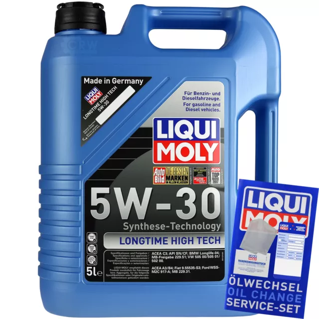 INSPEKTIONSKIT FILTER LIQUI MOLY ÖL 6L 5W-30 für Honda CR-V IV RM_ 2.2i-DTEC 3