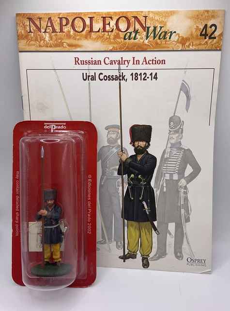 Del Prado Napoleon at War #42 Ural Cossack 1812-1814 With Magazine