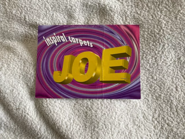 Inspiral Carpets - Joe - Original Promotional Postcard/Sticker