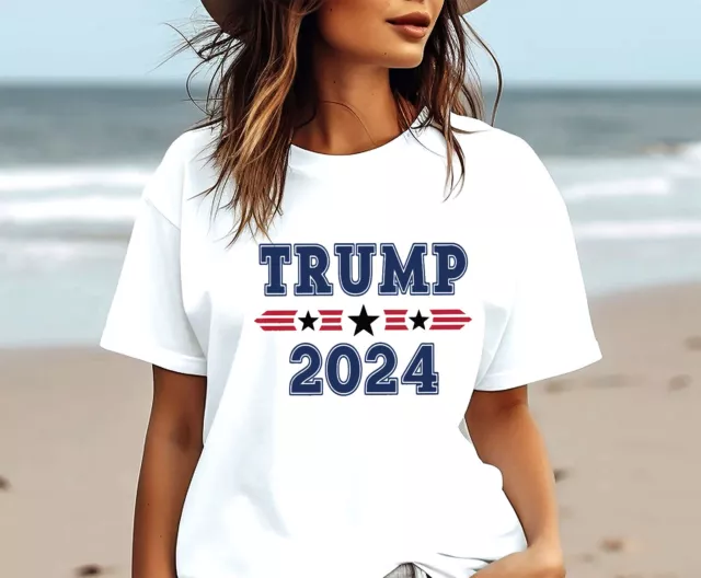 Donald Trump 2024 USA Election America Men Women Unisex T Shirt, Trump 2024