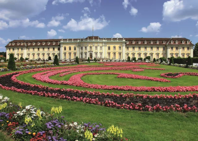 Puzzle Paisajes Y Jardines 1000 Piezas Ravensburger 19878 Castillo Ludwigsburg