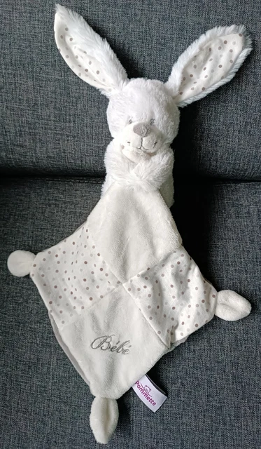 😍Doudou Soft 🐰 Lapin Pommette Collection Bébé Baby