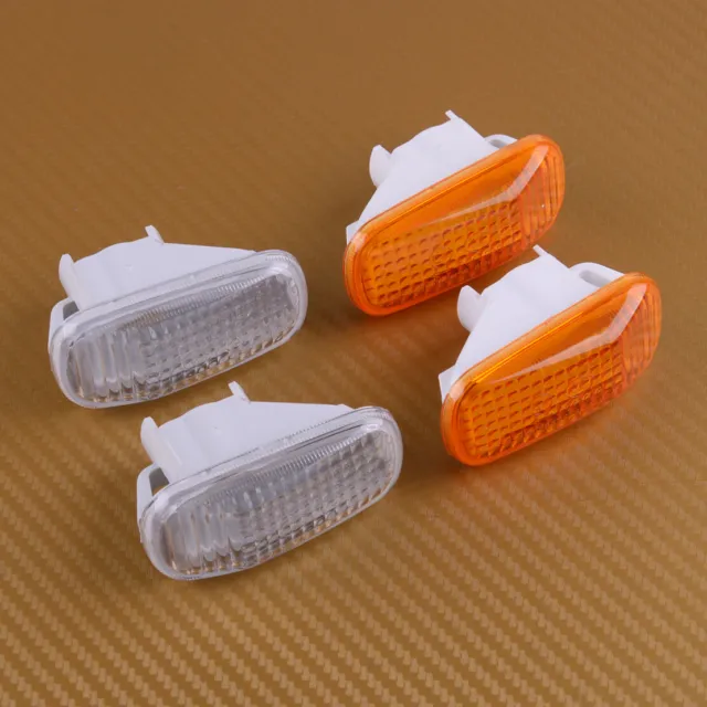 2x Side Wing Repeater Indicator Signal Light Lens Fit For HONDA CIVIC CRV STREAM