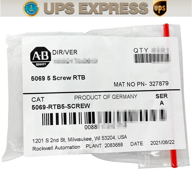5069-RTB5-SCREW AB Compact 5000 5 Screw RTB 5069-RTB5-SCREW SPOT GOODS #CG