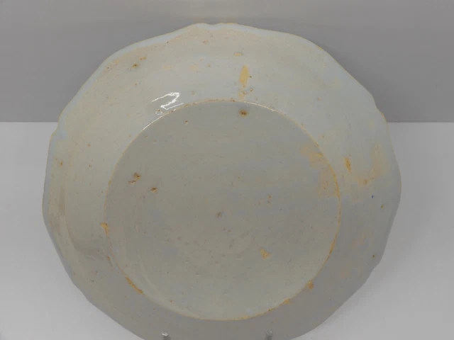 *ASSIETTE CERAMIQUE XVIIIe décor au panier Fleuri origine à définir COLLECTION D 10