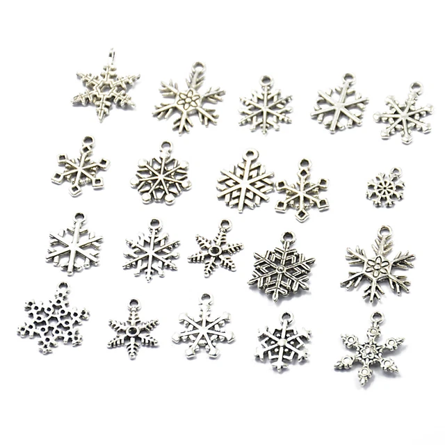 20x Silberlegierung Charms Anhänger Baumeln Perlen für Ohrringe Schmuck