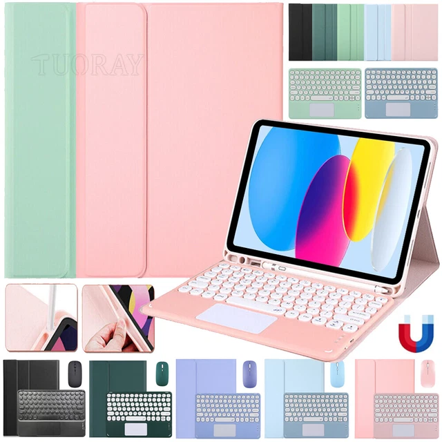 For iPad 7/8/9/10th Gen 10.9" Air 4 5 Pro 11" Touchpad Keyboard Mouse Case Cover