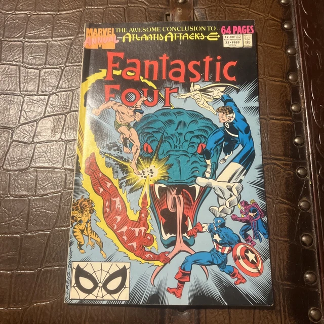 Fantastic Four Annual 22  Atlantis Attacks Conclusion!  VF  1989  Marvel Comic
