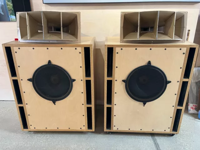 Altec Lansing Horn Speakers, Custom Made. 15" 803B Woofers. 806A Horns.