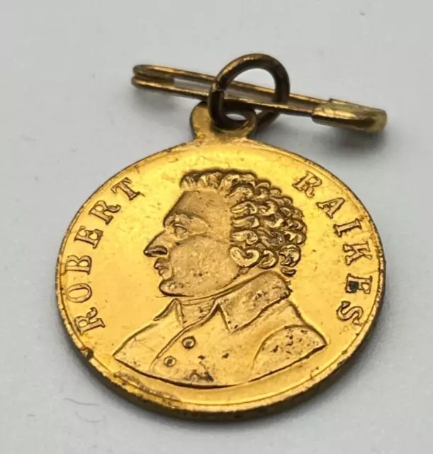 1930 Robert Raikes Sunday School founder 150th Anniversary Medal 22 mm diameter