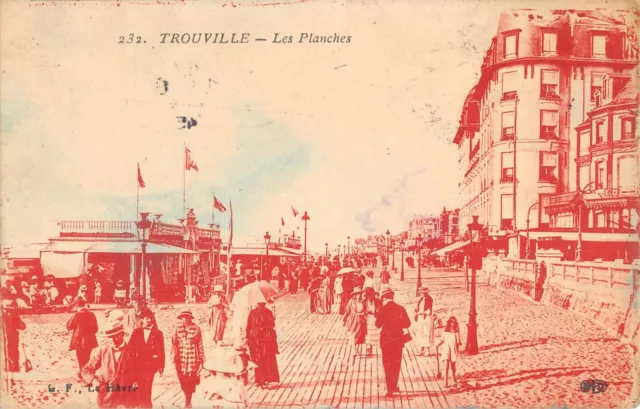 Cpa 14 Trouville Les Planches