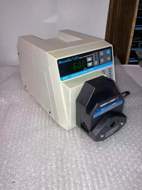 600 RPM Cole-Parmer Masterflex Peristaltic Pump 7523-40 Easy-Load II Pump Head