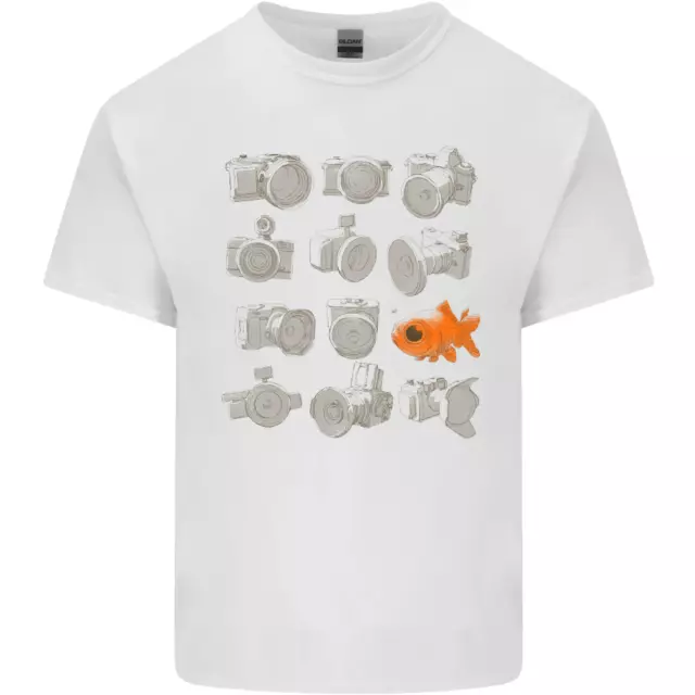Fisheye Fotografia Divertente Fotografo Lenti Uomo Cotone T-Shirt