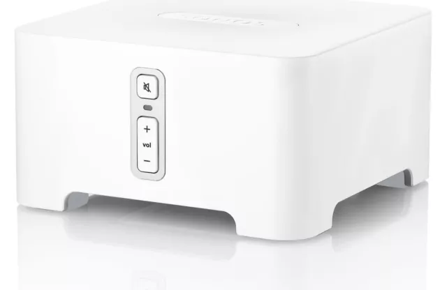 Sonos CONNECT Streaming music system for home theater, White, With all cables